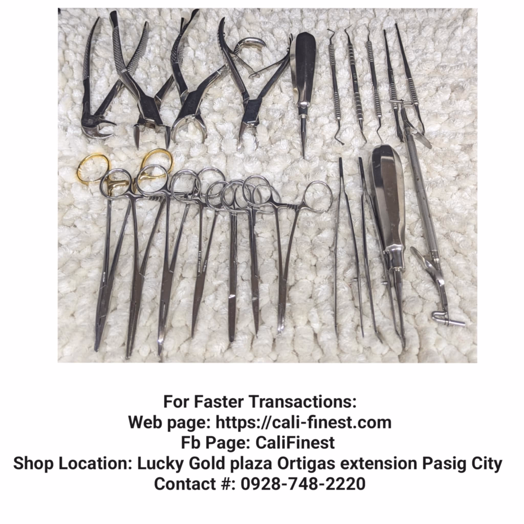 21 pc Nordent dental instruments