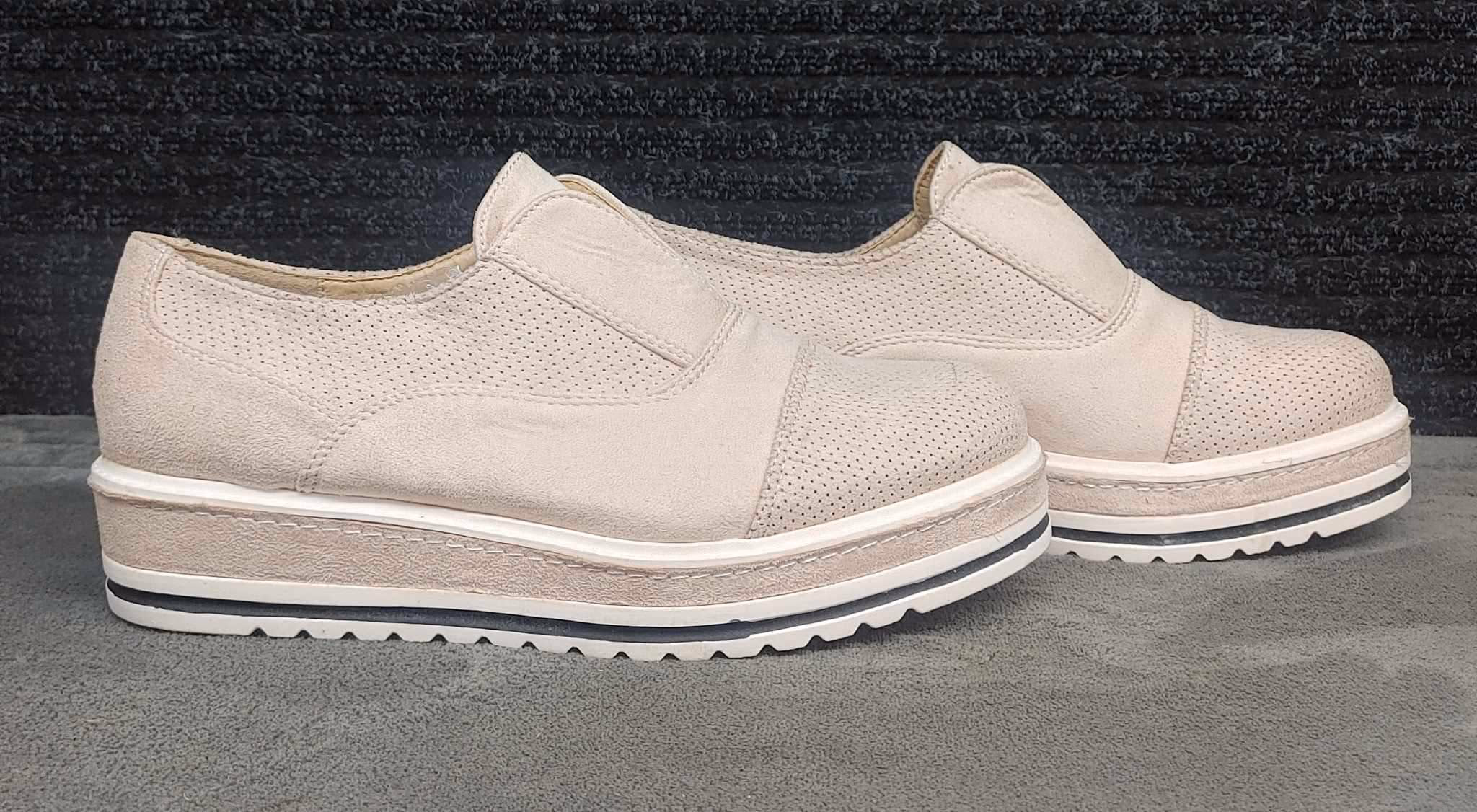 Pazzle Shoes Womens Kitty Casual Slip On Pltaform Sneakers 
