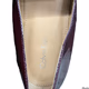 Calvin Klein Elix Elin Oxblood Red Patent Pointed Toe Loafers Flats 
