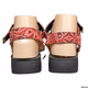 Steve Madden Henley Sport Sandal Red Multi Bandana Print Strap 