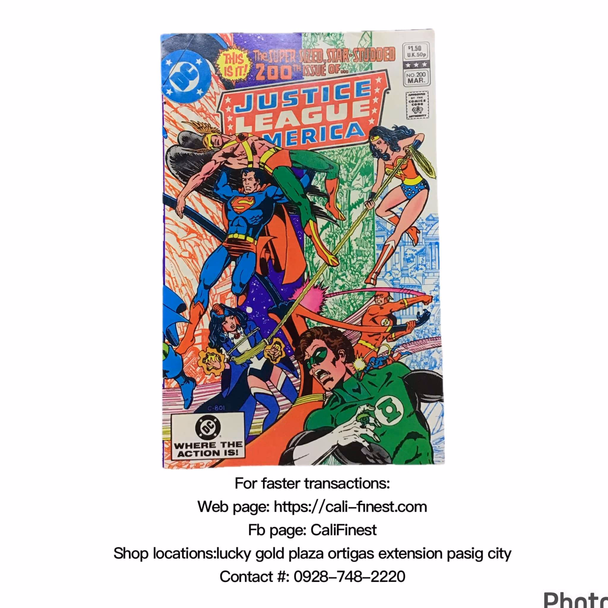 DC Justice League America Vol. 23 No. #200 March 1982