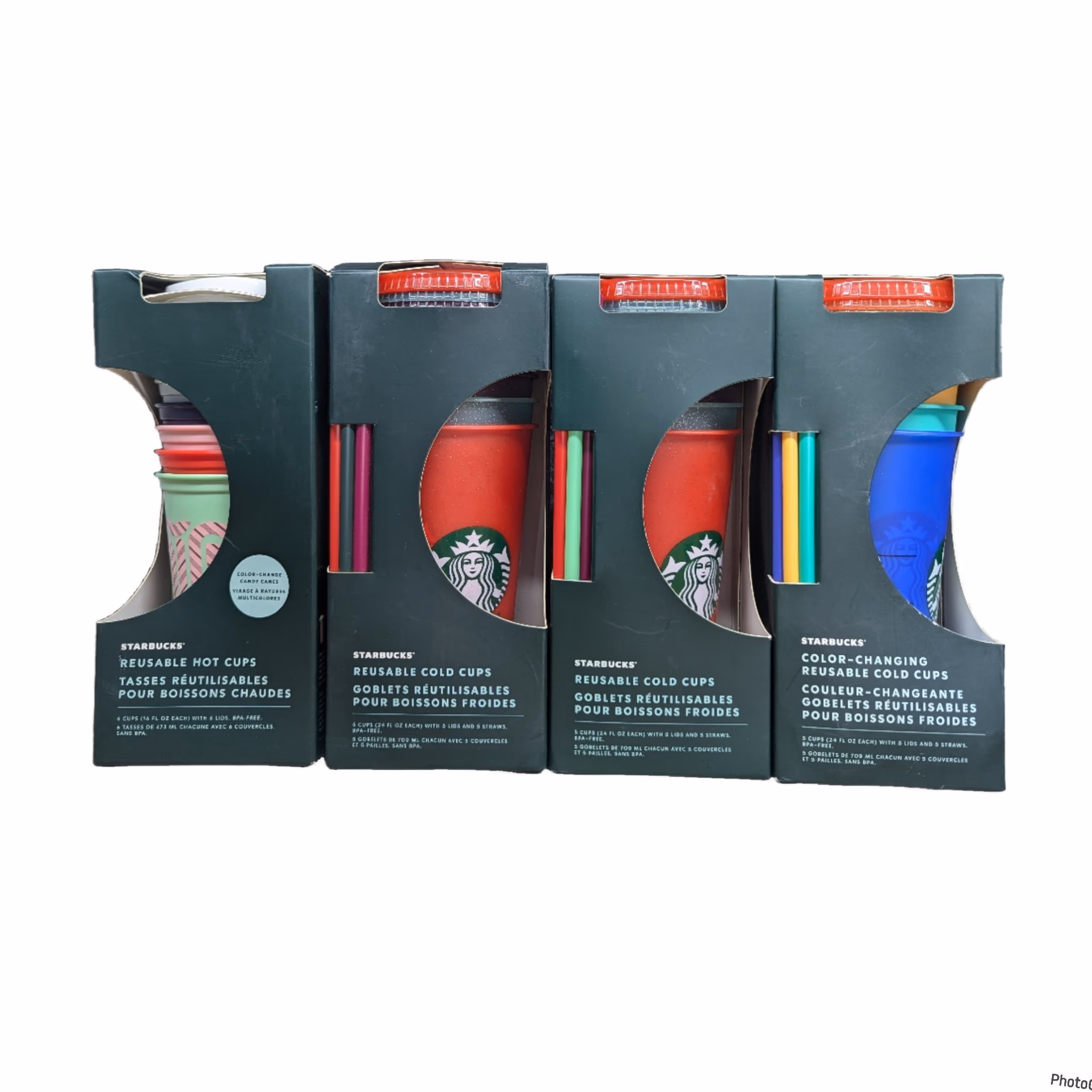 Starbucks Reusable Cold Cups 24oz (G-B)  