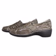 Clarks Bendables Women's Brown Crocodile Print Loafer Clogs