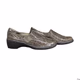 Clarks Bendables Women's Brown Crocodile Print Loafer Clogs