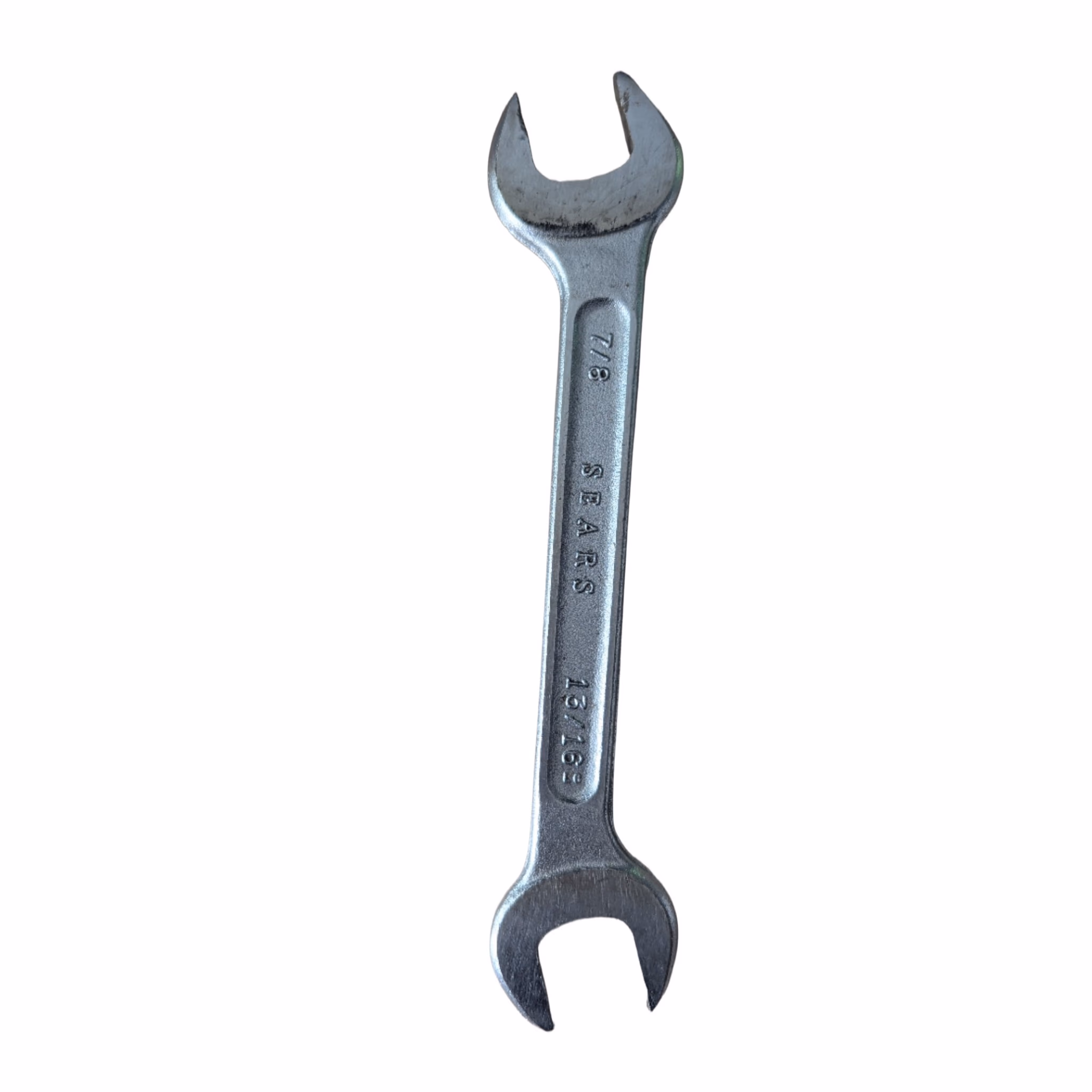Sears 7/8" x 13/16" double open-end wrench