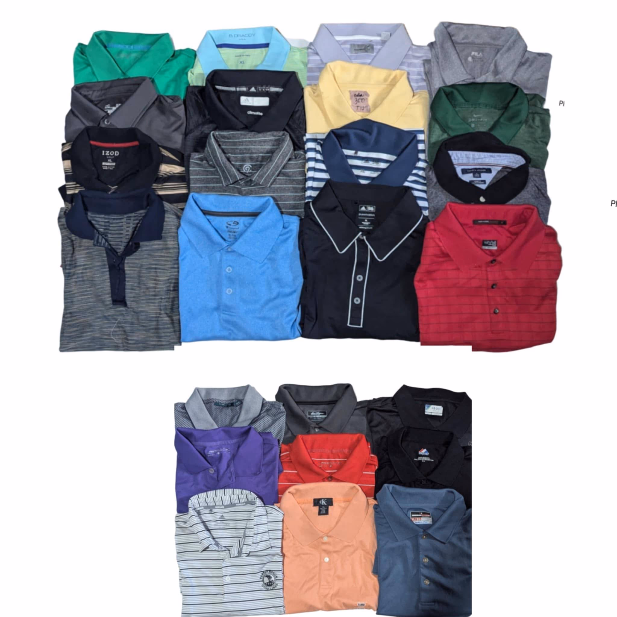 Polo shirt With collar XL 47pcs 
