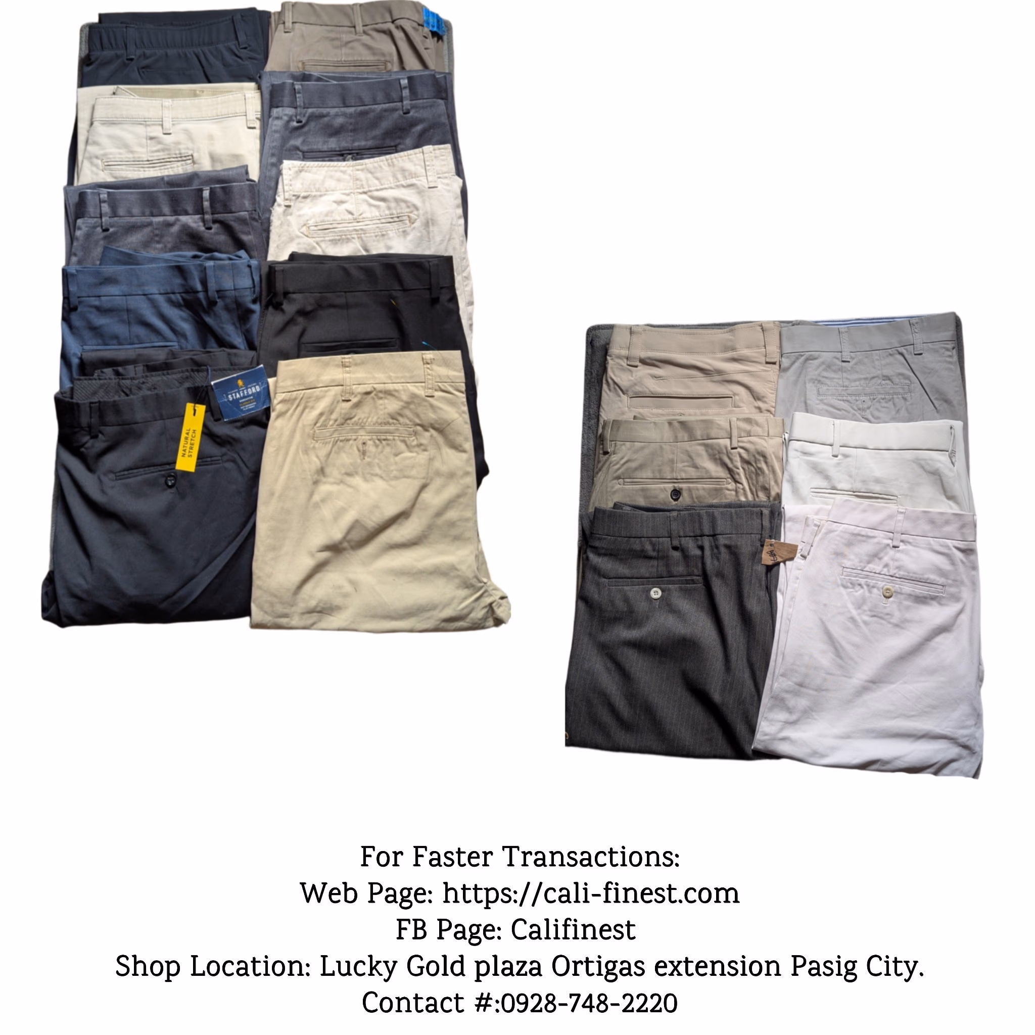 Assorted slacks Size 38 16pcs