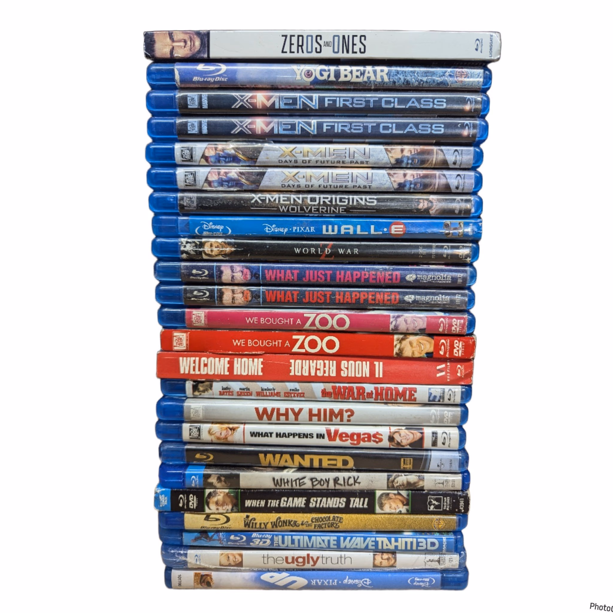 Blu Ray Movies Title U, W, X, Y, Z Region A 