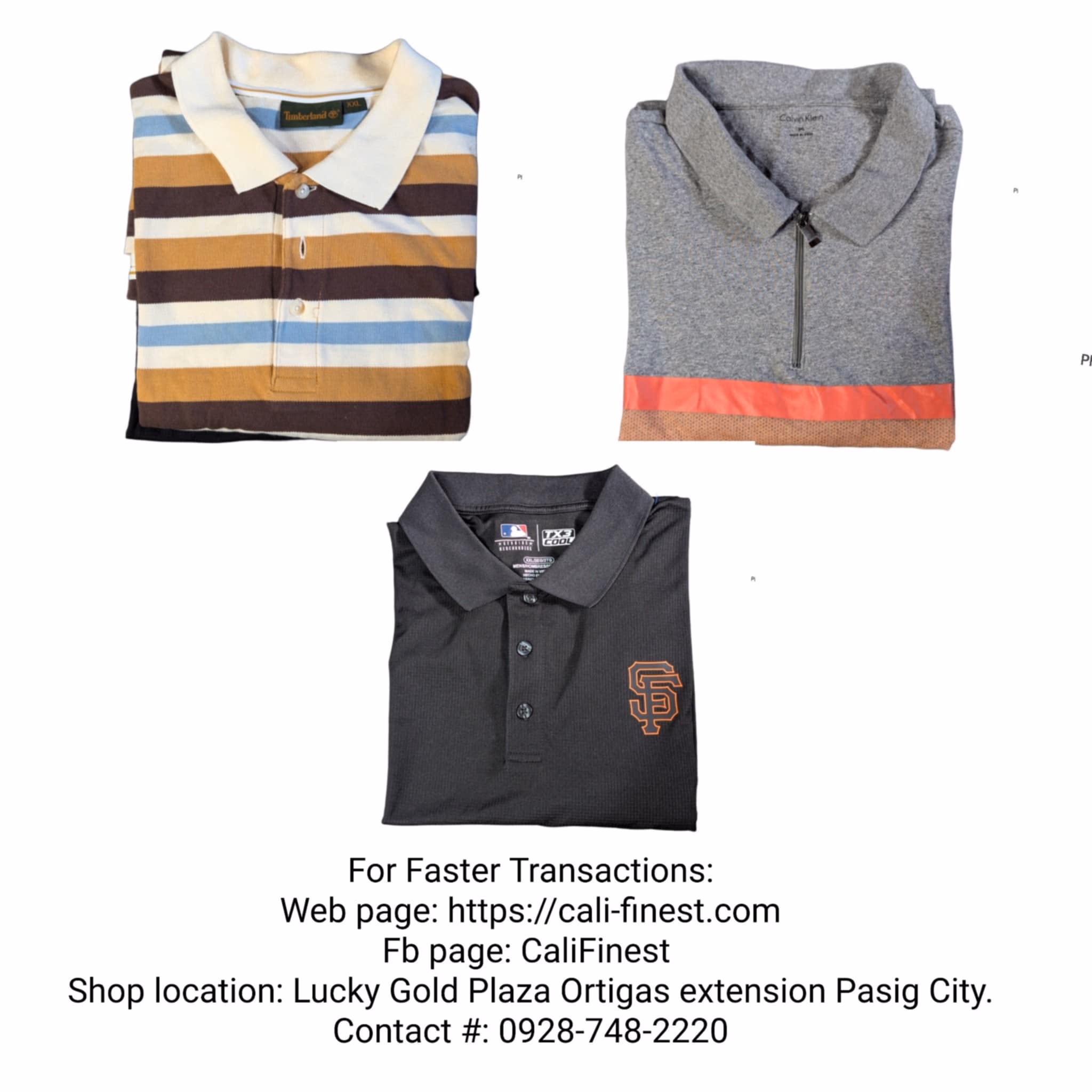Polo shirt with collar XXL 7pcs