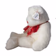 1999 TY Beanie Buddies VALENTINO Baby White Bear Red Nose Heart Bow With Tag 15"