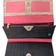 Tahari Metallic Pink TRI Fold Wallet