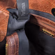 Perlina Croc Leather brown Ladies handbag