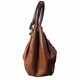 Perlina Croc Leather brown Ladies handbag