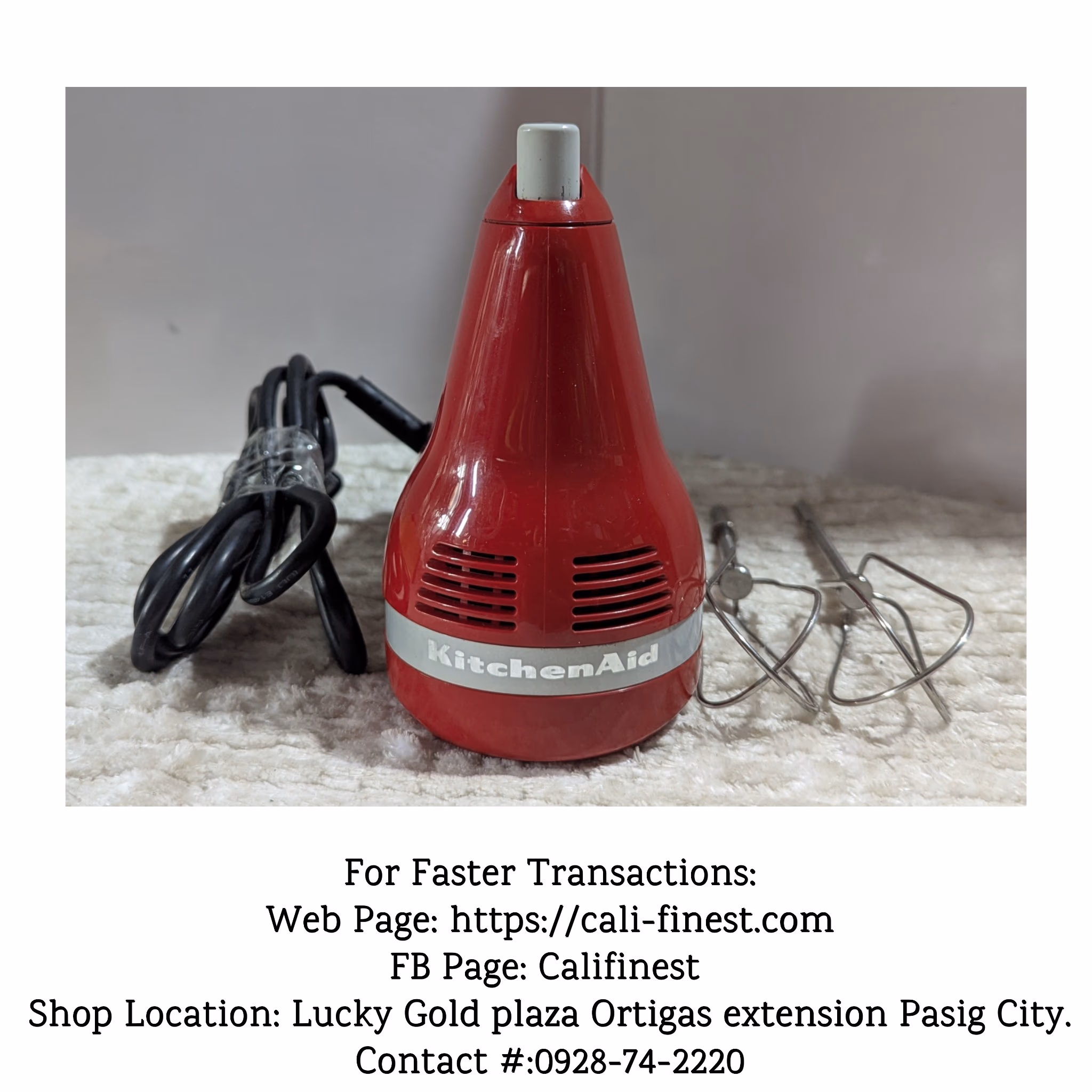 KitchenAid 5 speed Handheld mixer 