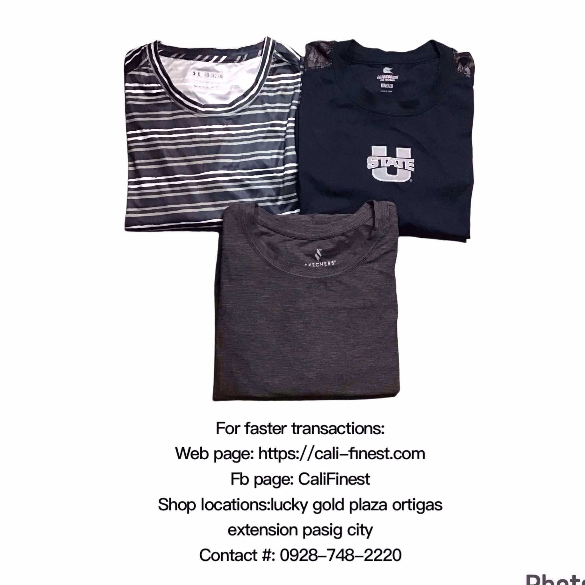 Assorted t- shirt for men XXL 3PCS 