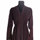 Luxury Hooded Burgundy Abaya Cardigan made in Jordan 
