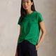 Ralph Lauren Cotton Jersey Crewneck T-Shirt for Women  T#199 