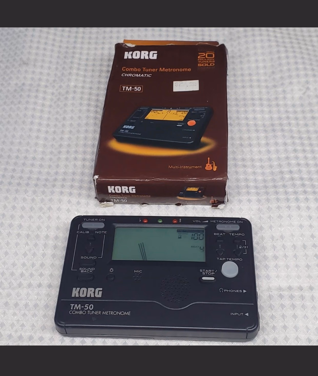 Korg TM 50 Combo Tuner Metronome Chromatic
