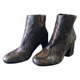 A New Day Women's Boots Taupe Snake Snakeskin Print, Size 7W  S#181
