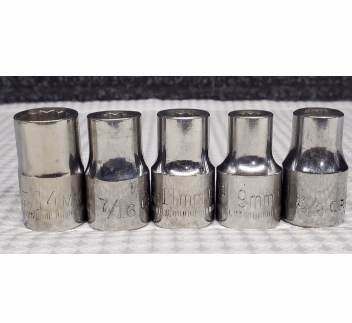 Craftsman 12pt, 1/2 Drive 5pcs  