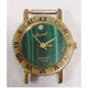 Lucoral brand women's watch with a malachite green dial