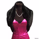 West Loop Faux Fur Scarft Black