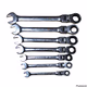 Gear Wrench Flexible Head Combination Ratcheting Tool SAE 7 pc