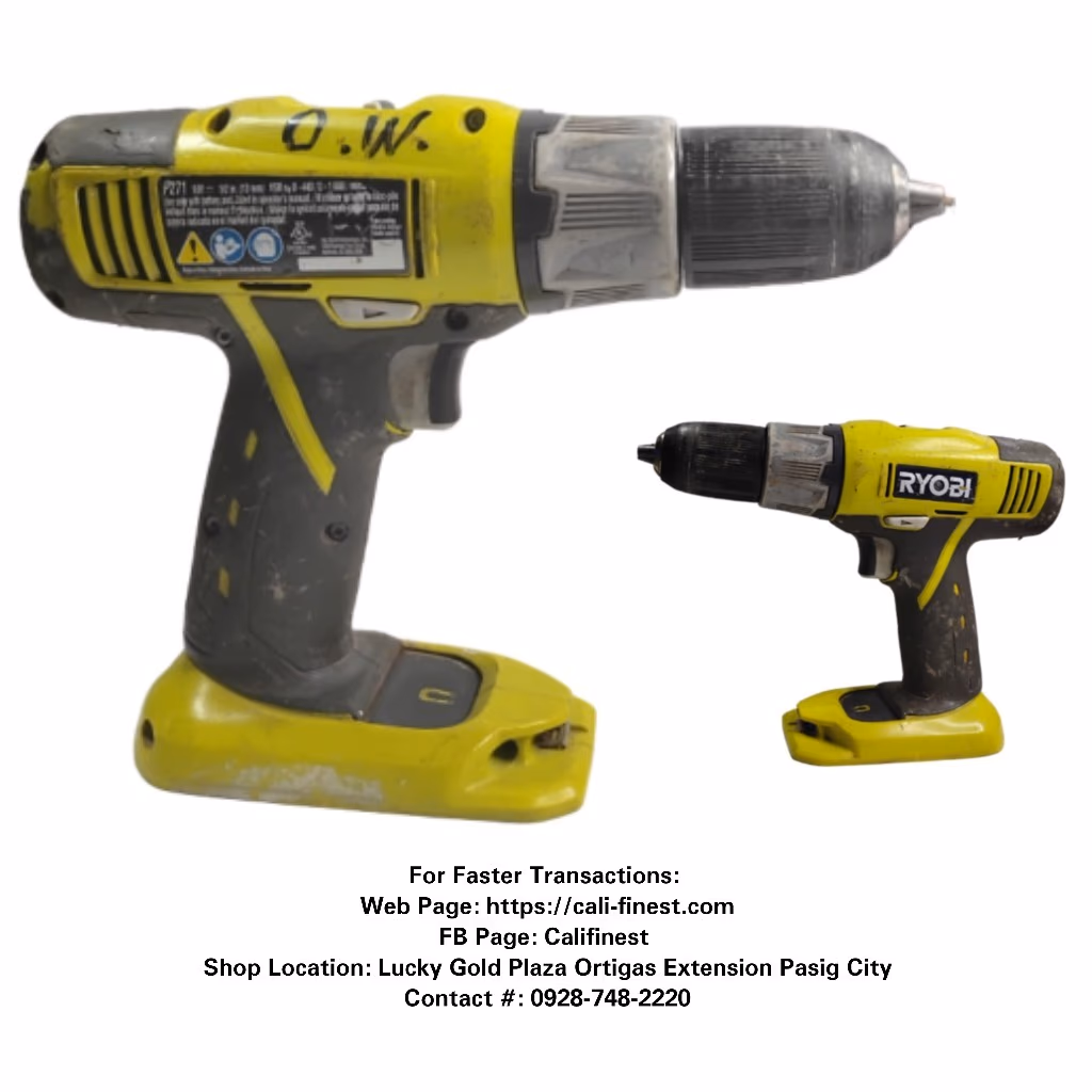 Ryobi P271 Cordless 18v 1/2" Drill Driver Tool 