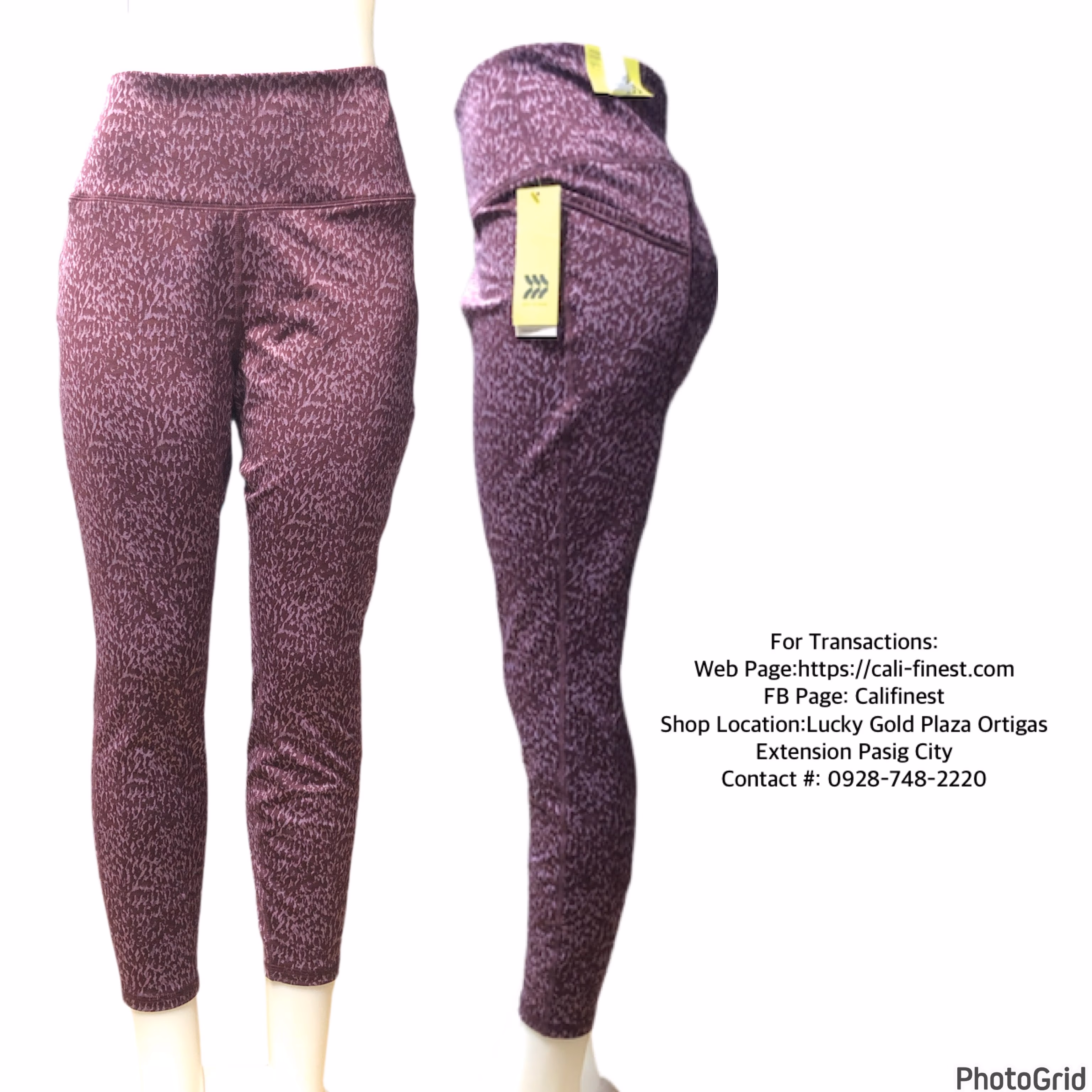 All in Motion Mulberry Leggings Premium Simplicity High-Rise 7/8 legging XXL
