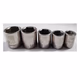 ⅜ SAE Shallow Socket 6 Point 5pcs 