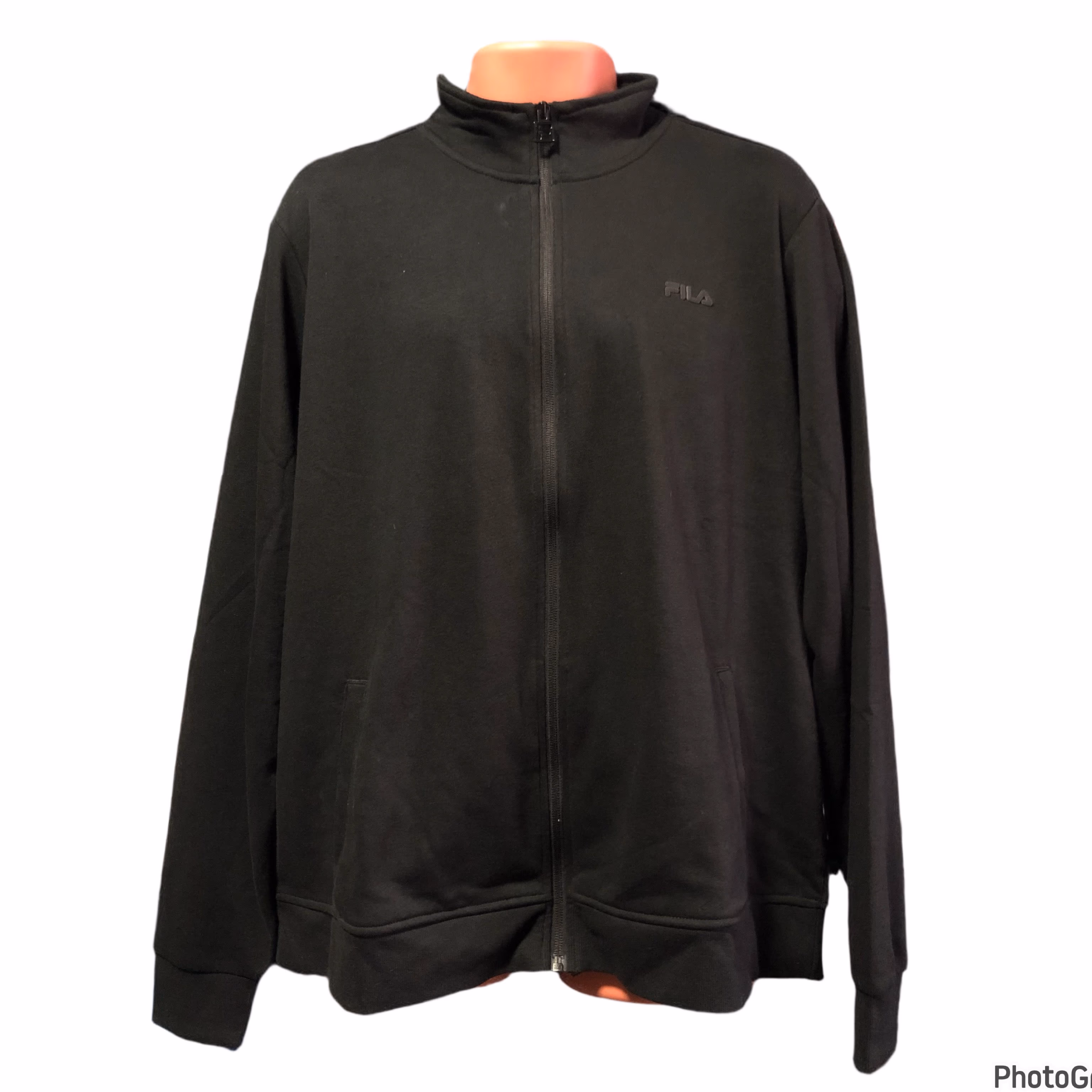 Fila Black full-zip Jacket for Mens