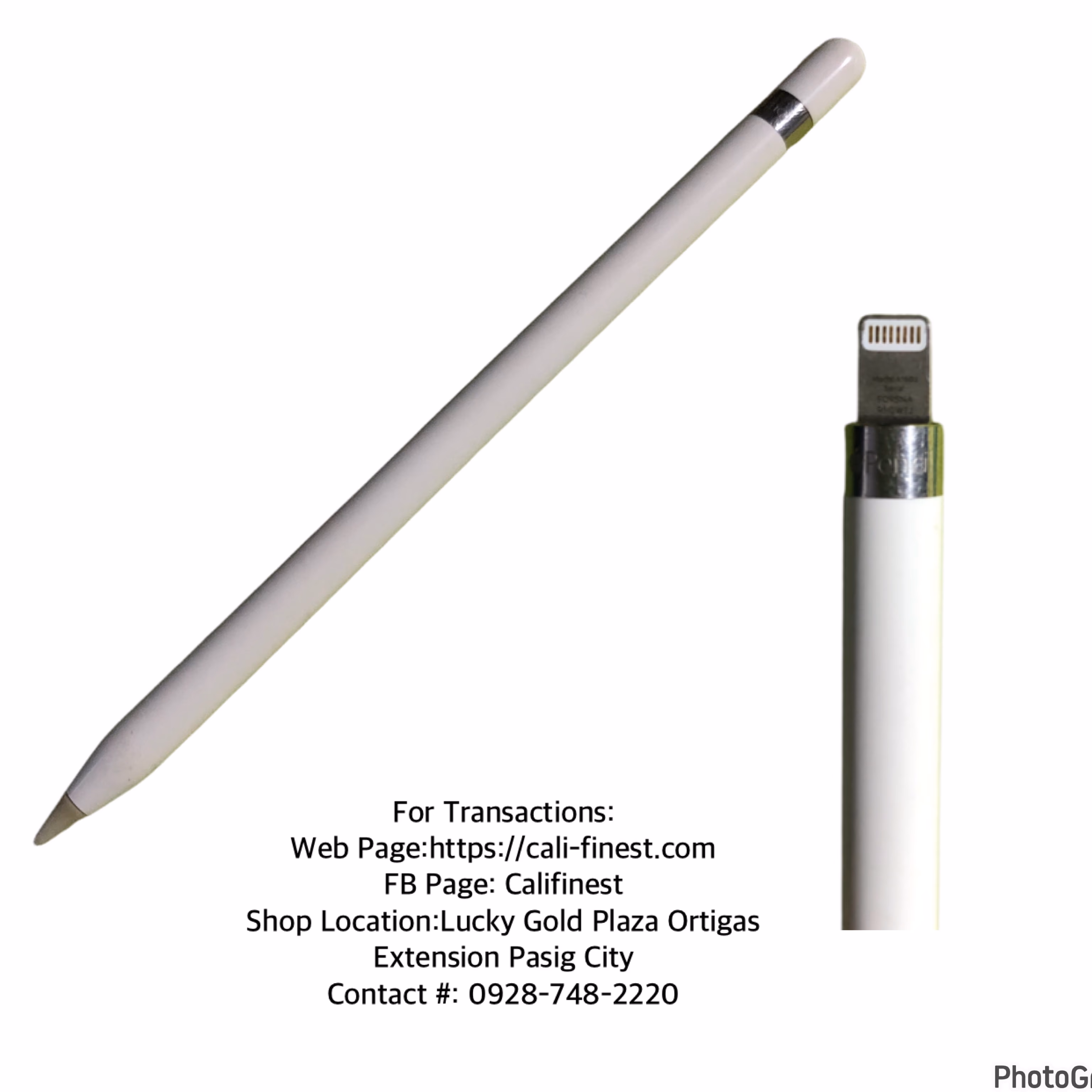 Apple Pencil (1st Generation) model A1603