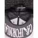 California Republic Mens Snapback Black and White Cap