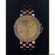 Rhinestones rose gold-plated 