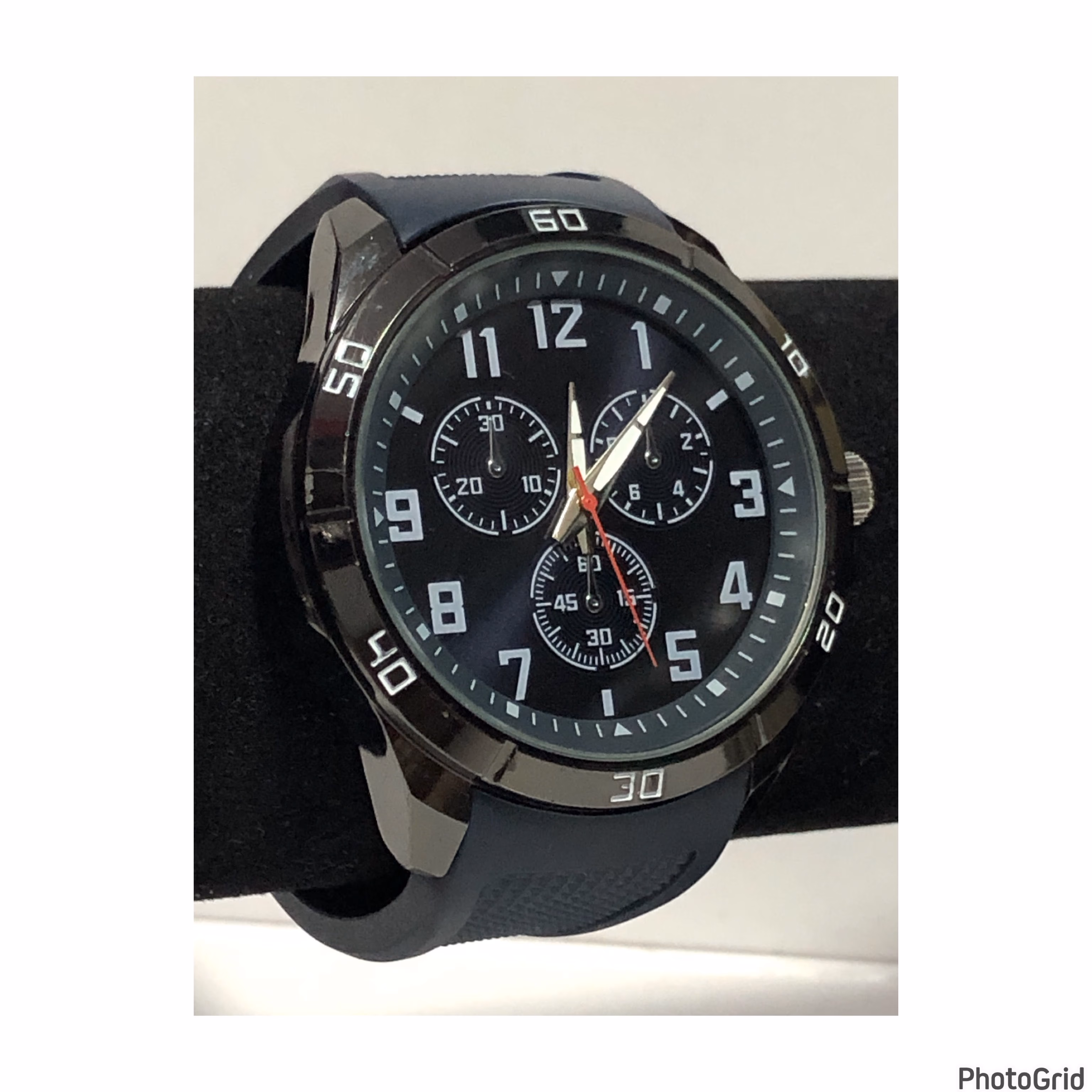 George adult male analog watch with a navy sport dial 42036WMM 