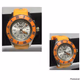 Kyboe! Giant 40 Neon Orange Silicone Watch