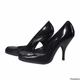 BCBgirls Genuine Black Patent Leather Pumls Heels