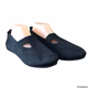 Knitted flat Square Toe Loafers Slip on black