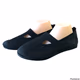 Knitted flat Square Toe Loafers Slip on black