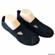 Knitted flat Square Toe Loafers Slip on black