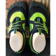 NERF Toed Shoes Black/Green Water Beach Shoes