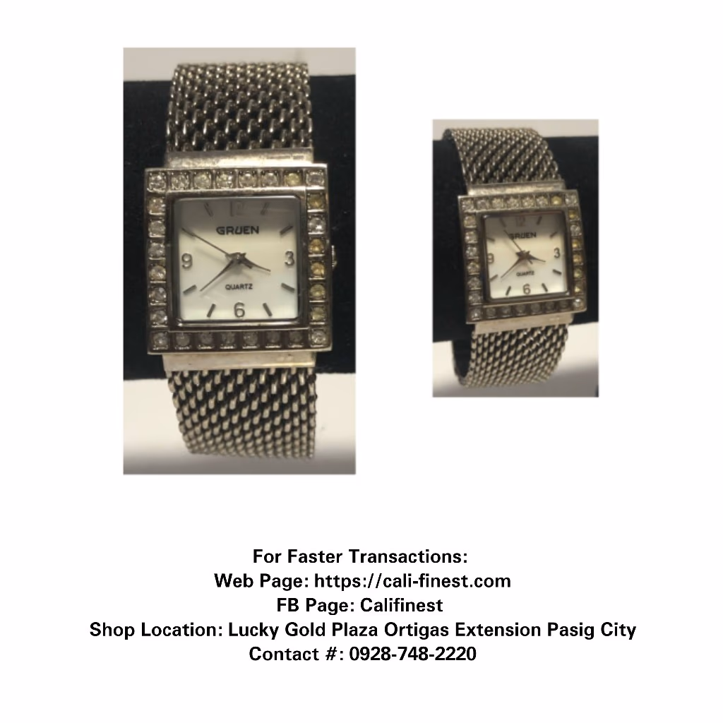 Gruen Quartz Watch For Women