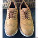 Joomra Oxford Dress Shoes Men Knit Leather Oxford Dress Shoes 