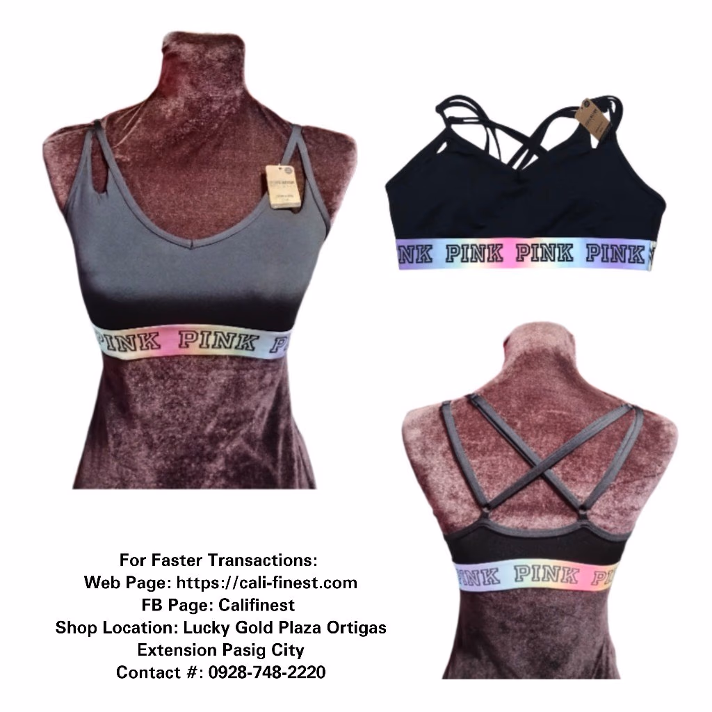 Women’s Pink Ultimate Strappy Back Lightly Lined Sports Bra