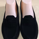 J.Crew Suede Loafers Womens Black