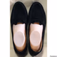 J.Crew Suede Loafers Womens Black