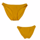 Xhilaration Women's Size M Bikini Bottom Hipster Ribbed Mustard yellow
