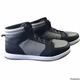 FUBU Men’s MFB Heritage Gray Black Basketball High Top 