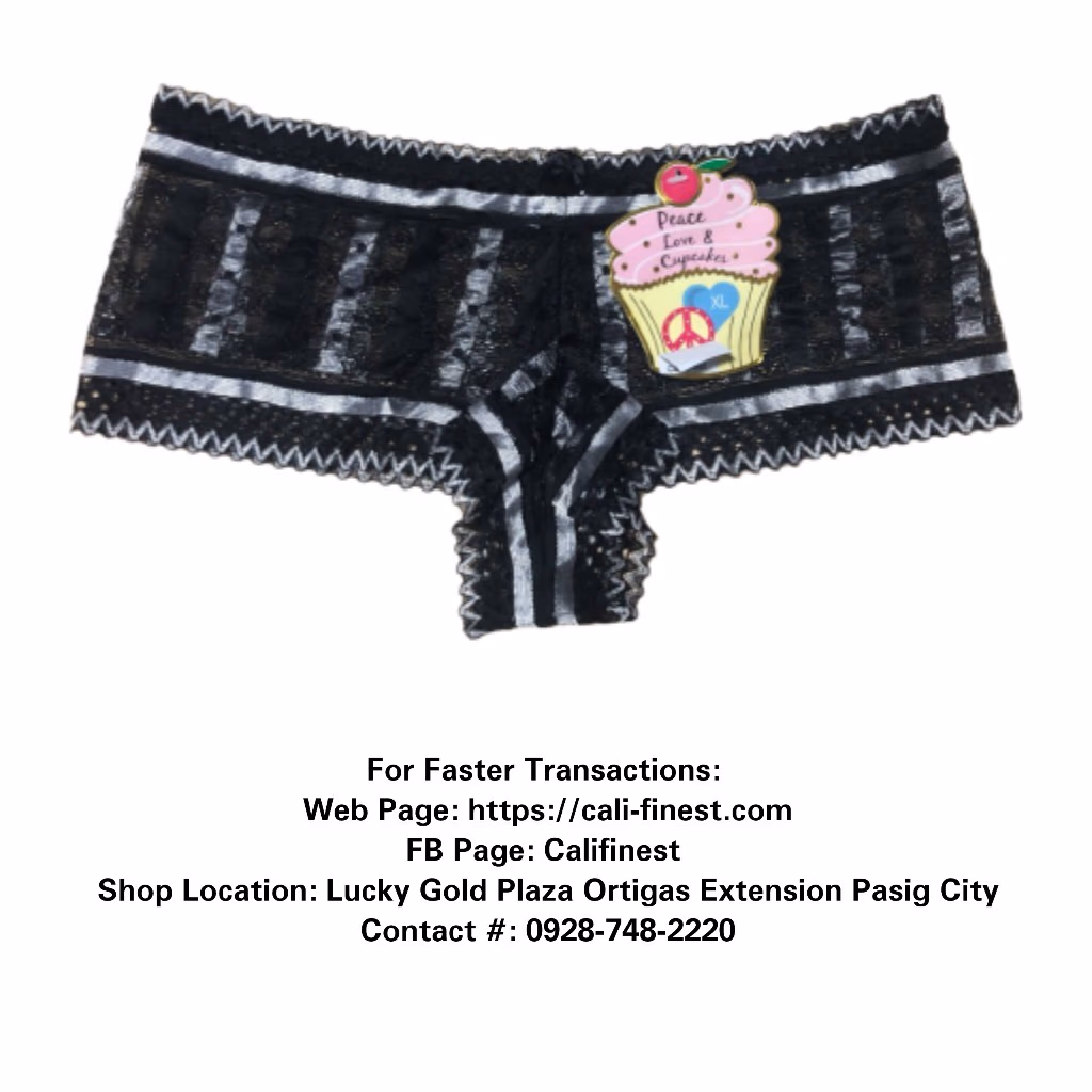 Brandnew Lady Q Peace Love & Cupcakes Underwear  