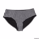 Old Navy Black and White Gingham high-waisted Bikin Bottom